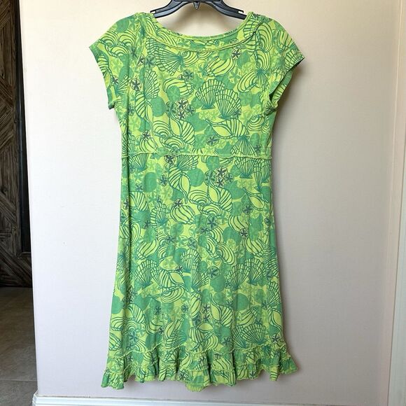 Fresh Produce Dress Women Small Midi Short Sleeve Cotton Stretch Pullover Shells - Picture 3 of 7